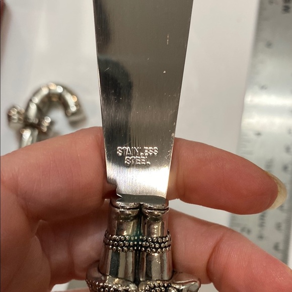 Christmas Silver Spreaders Set 3 - Picture 3 of 8